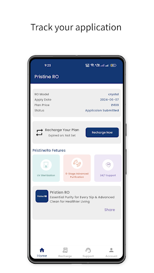 PristineRO - Water Purifier Screenshot 1