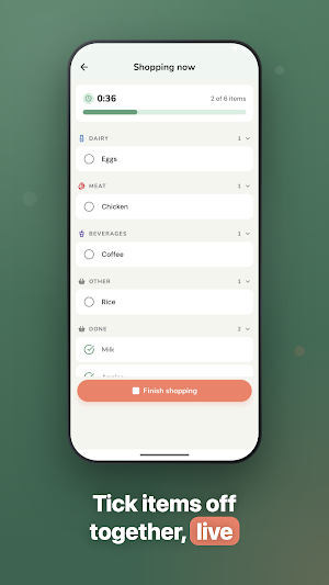 JibJib: Shared Grocery List Screenshot 1