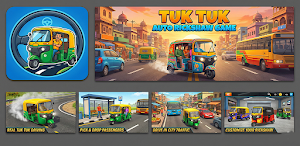 Tuk Tuk Auto Rickshaw Game 3D Screenshot 1