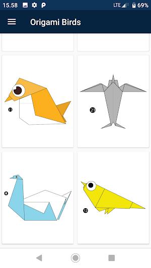 How To Make Origami Birds Screenshot 1