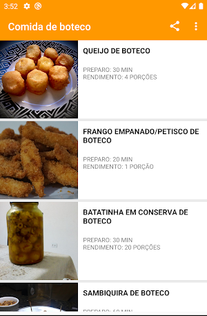comida de boteco Screenshot 2