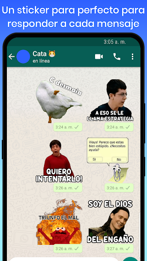 Memepedia sin internet - Stickers de memes para WA Screenshot 1