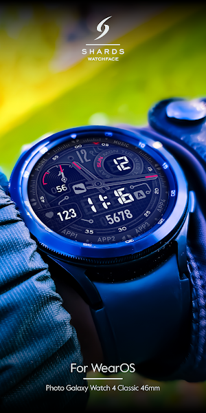 SH005 Watch Face, WearOS watch Screenshot 1