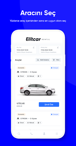 Elitcar Rental - Araç Kiralama Screenshot 2