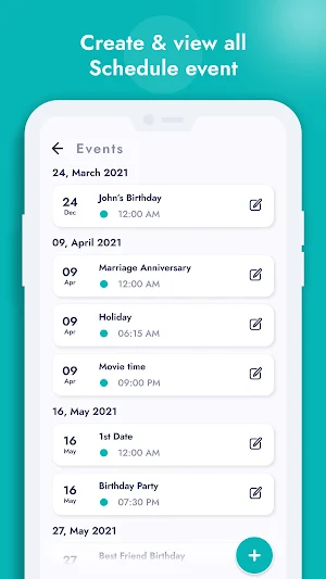 Calendar Planner : Hoilday Reminder, Events & Task Screenshot 3