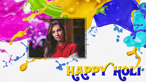 Holi GIF Photo Frame Screenshot 0