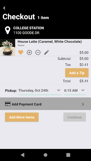 Horizon Coffee Screenshot 3