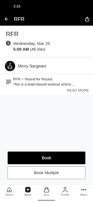 Purebred Fitness Screenshot 2