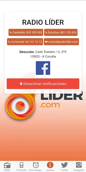 Radio Líder Screenshot 2
