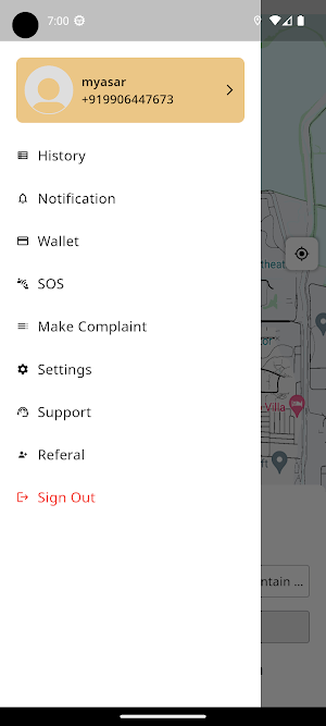 Buraaq Cabs Screenshot 1