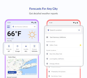 WeatherVane: Forecast & Radar Screenshot 1
