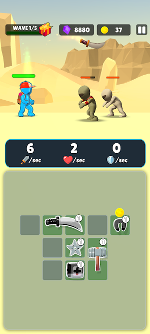 Merge Weapon Inventory Hero Screenshot 0