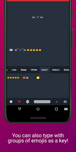 Le Face Keyboard - Text Emoji and Copypasta Screenshot 1