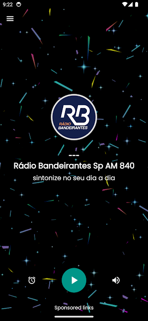 Radio Bandeirantes AM SP 840 Screenshot 1