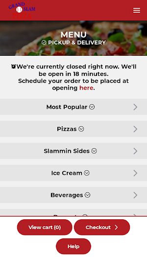 Grand Slam Pizza Screenshot 1