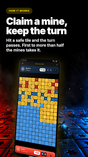 BombaDuel: Minesweeper Flags Screenshot 1