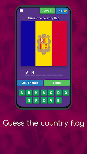 Guess The Flags Smart Quiz Screenshot 0