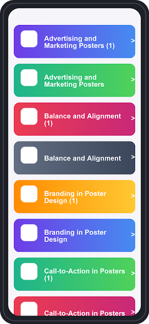 Poster Design Trivia Quiz Screenshot 0