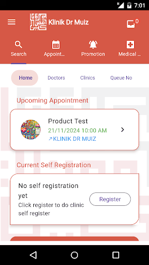 Klinik Dr Muiz Screenshot 1