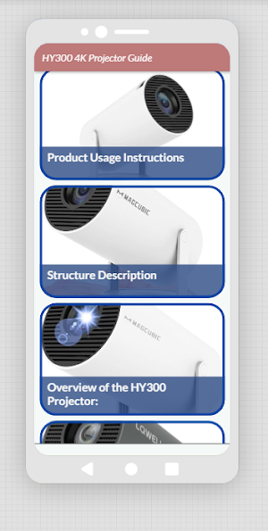 HY300 4K Smart Projector Guide Screenshot 3