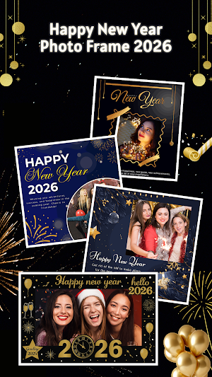 New Year Photo Frames 2026 Screenshot 1