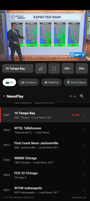 NewsPlay: Live News TV Streams Screenshot 3