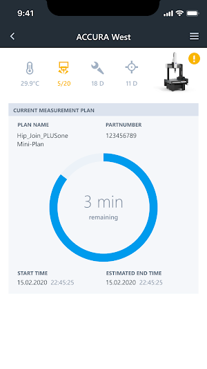 ZEISS Smart Services Dashboard Screenshot 1