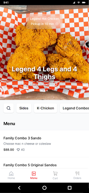 Legend Hot Chicken Screenshot 1