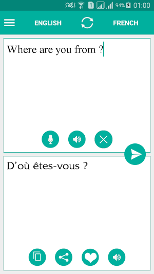 French English Translator Screenshot 0