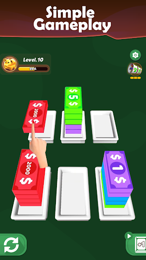 Banknote Sort Game Screenshot 0