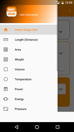 Unit Converter Screenshot 1