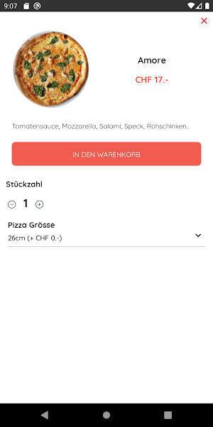 Buffalo Pizza Screenshot 2