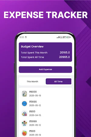 Quick Expense Tracker Screenshot 0