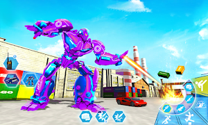 Robot Car Transformation: 3D Transformation Games Screenshot 2