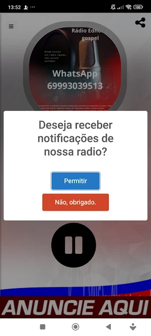 Rádio Gospel Edhones Screenshot 1