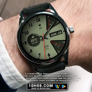 Watch face 10h08.com #106 Screenshot 1