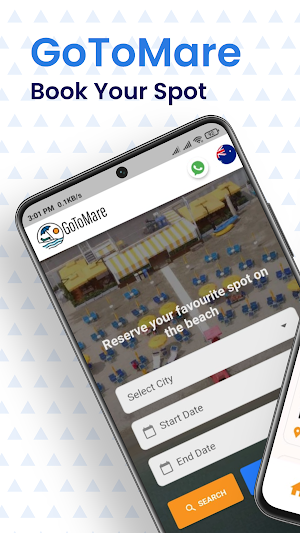 GoToMare beach booking Screenshot 0