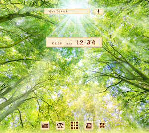 Treetop Sunlight Theme +HOME Screenshot 0