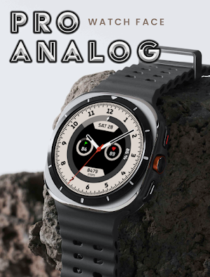 Pro Analog Watch Face Screenshot 0