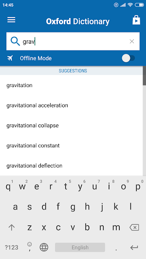 Oxford Dictionary of Astronomy Screenshot 1