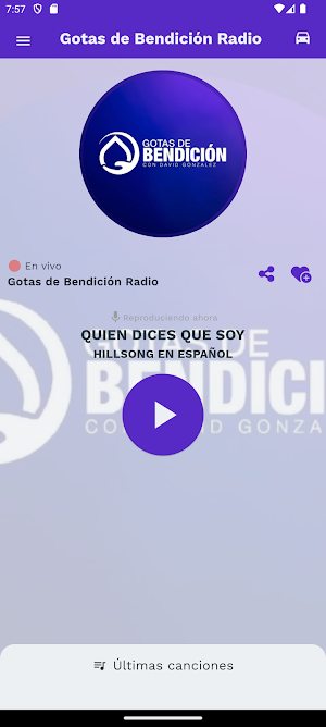 Gotas de Bendición Radio Screenshot 0