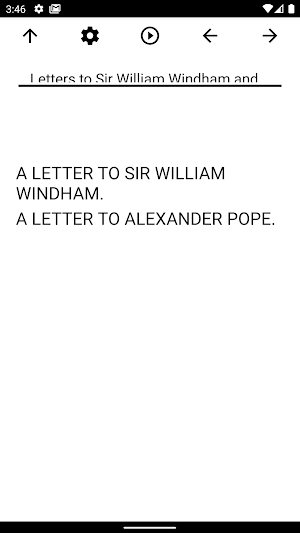 Book, Letters to Sir William Windham and Mr. Pope Screenshot 0