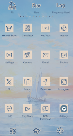 Yacht at Sea Theme +HOME Screenshot 2
