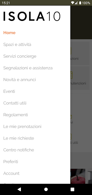 Isola10 Concierge Screenshot 1