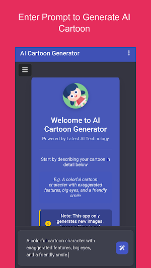 AI Cartoon Generator Screenshot 1