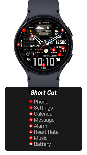 SamWatch AD Neon Weather Screenshot 2