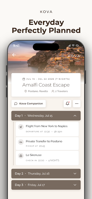 Kova Travel Screenshot 1