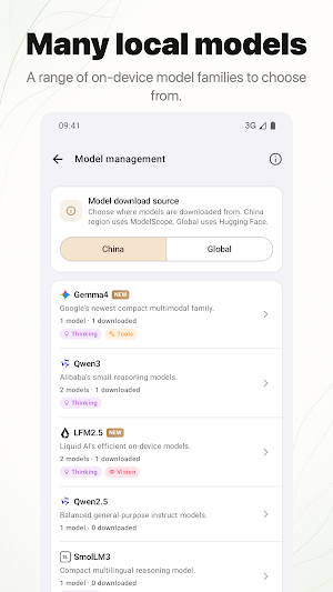 PocketLM: Local LLM & AI Chat Screenshot 0