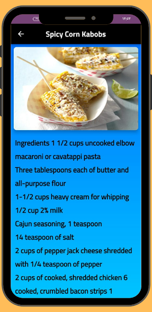 spicy food recipes Screenshot 0
