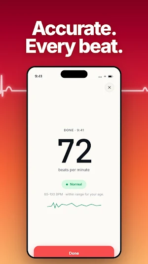 Pulsometr - Heart Rate Monitor Screenshot 1
